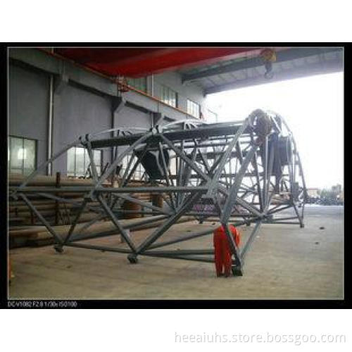 Heavy Steel Tube Structure Fabrication With GB , CNC Metal